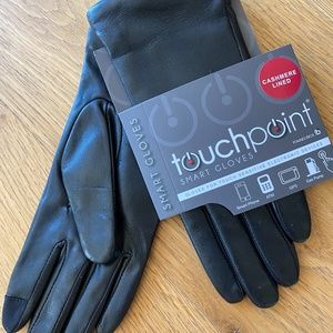 Cashmere lined leather gloves